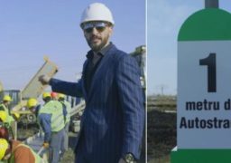 Ștefan Mandachi inaugurează azi primul metru de autostradă din Moldova.