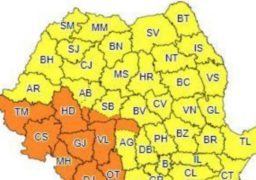 Iași, colorat în galben de către meteorologi. Instabilitate atmosferică