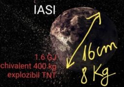 Bubuitura de la Iași: Un meteorit a explodat deasupra orașului la 20 kilometri