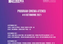 Programul de filme din perioada 4 – 8 octombrie 2021 continuă la Cinema Ateneu