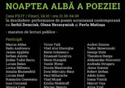 Noaptea albă a poeziei.